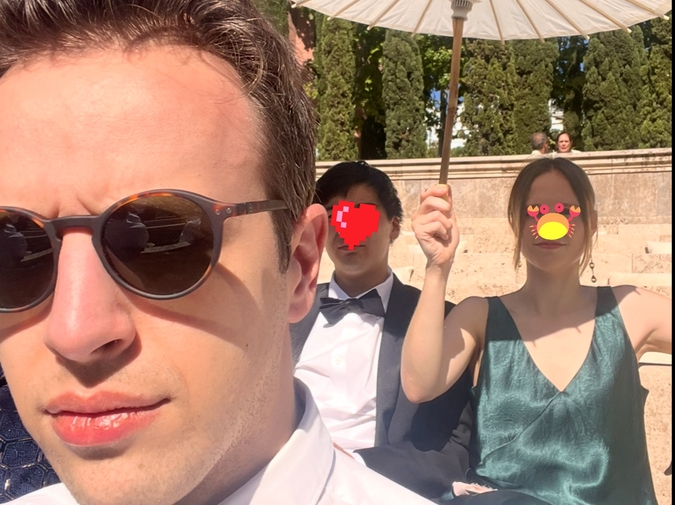 Clive and Worm in Winter photo