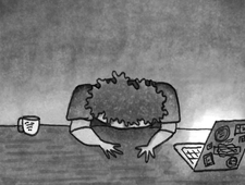 Writer School Gremlin Experiences Disappointment photo