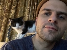 Listening to George Jones photo