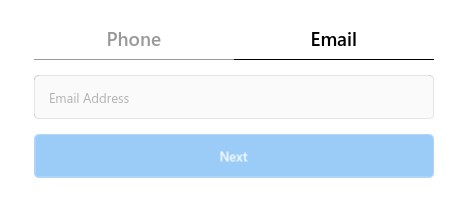 choose to use phone or email on instagram