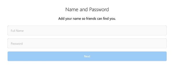add your instagram name and password