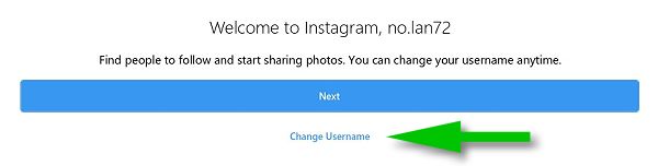 change your instagram username