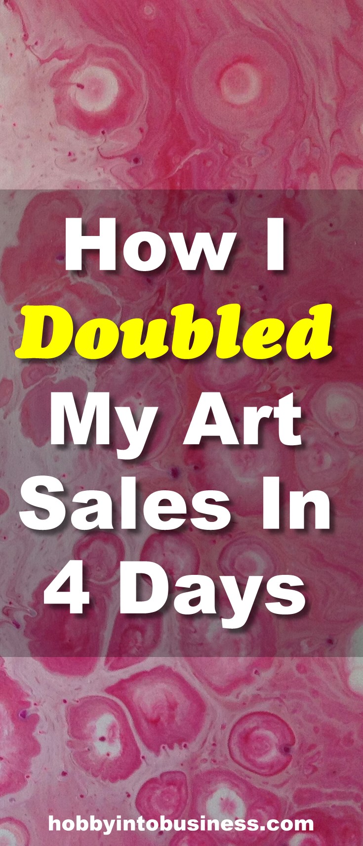 Learn how I doubled my art sales in 4 days by doing this super simple experiment. This technique can work for any type of art you want to sell.