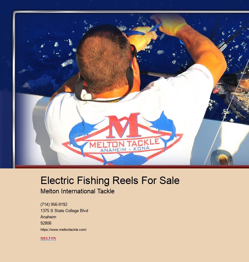 Electric Fishing Reels For Sale Melton International Tackle Freshwater Electric Fishing Reels in Anaheim, CA