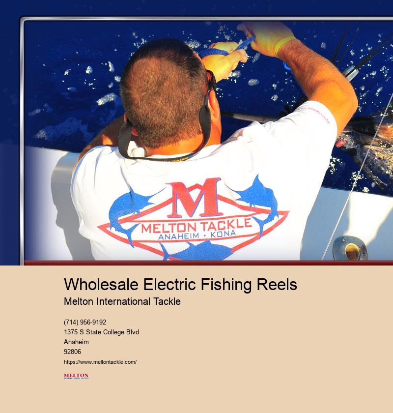 Wholesale Electric Fishing Reels Melton International Tackle Electric Reels For Bottom Fishing near Anaheim, CA