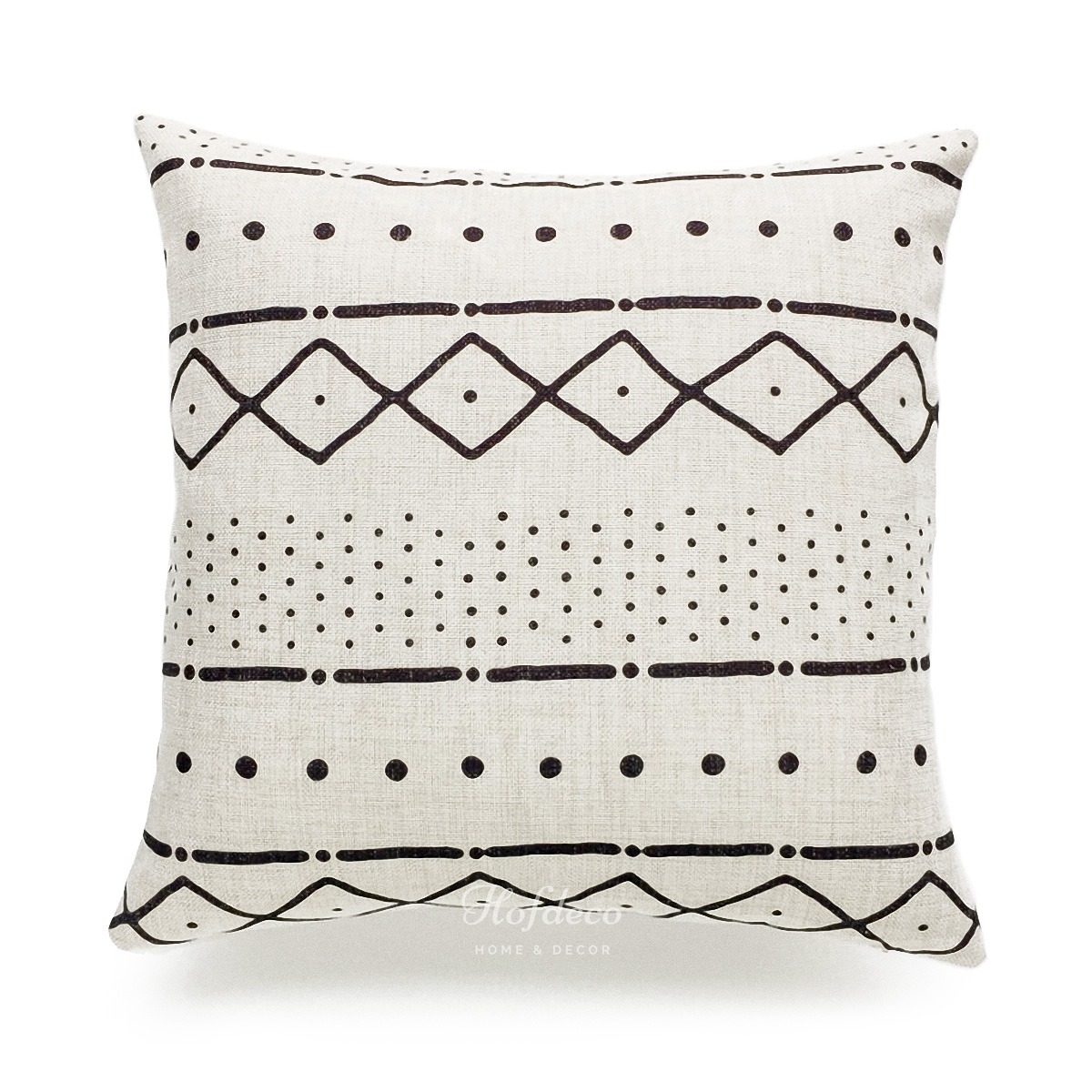 Hofdeco Throw Lumbar Pillow Case Africa MUD CLOTH Print Bogolan Cushion