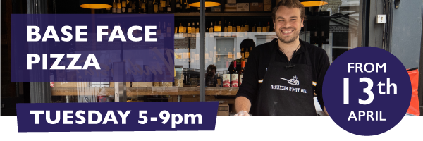 baseface pizza by tim thornton at the airedale every tuesday evening