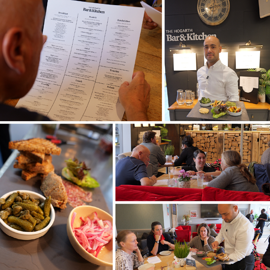 Bar and kitchen collage