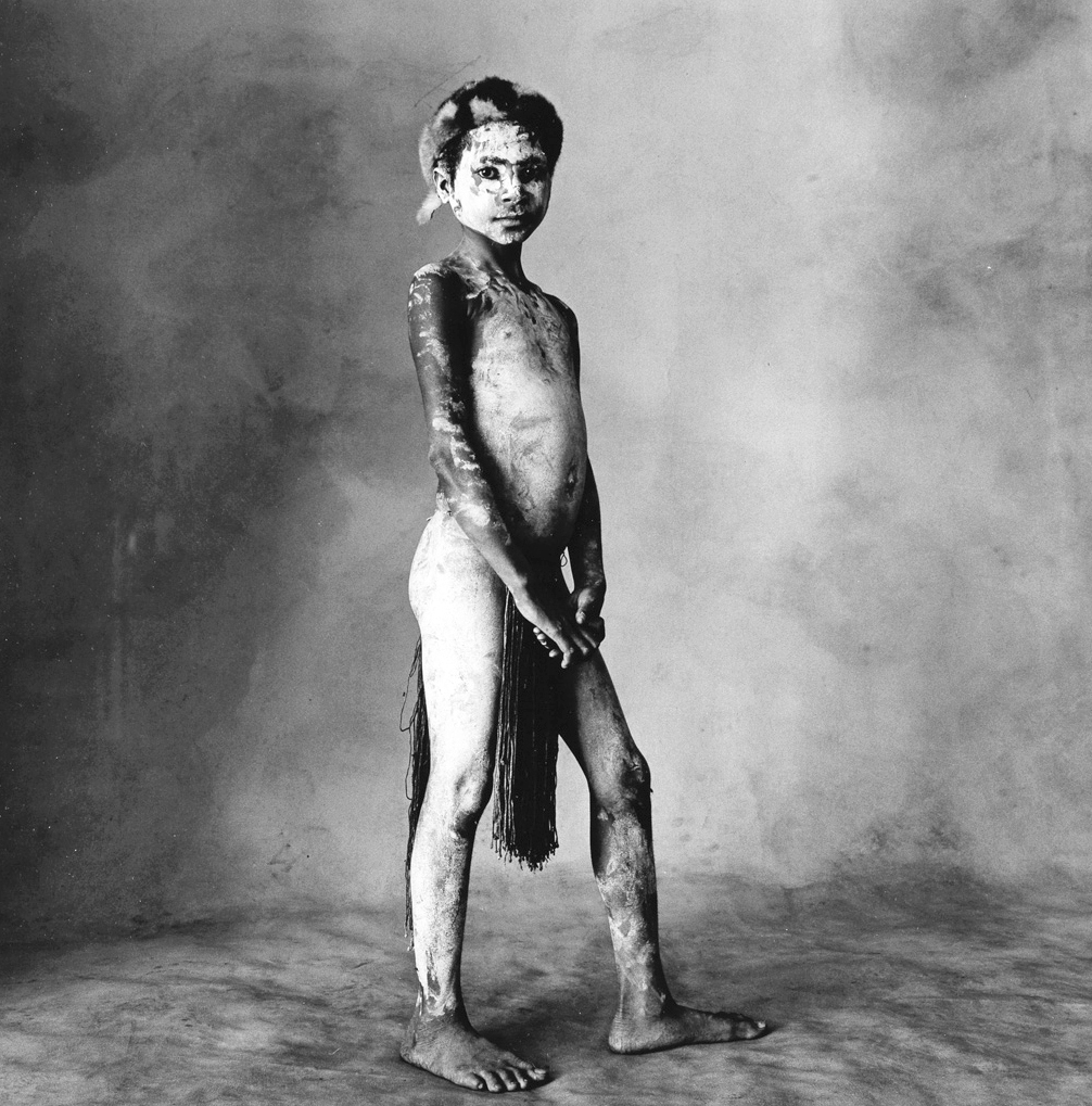 Child Painted White, New Guinea