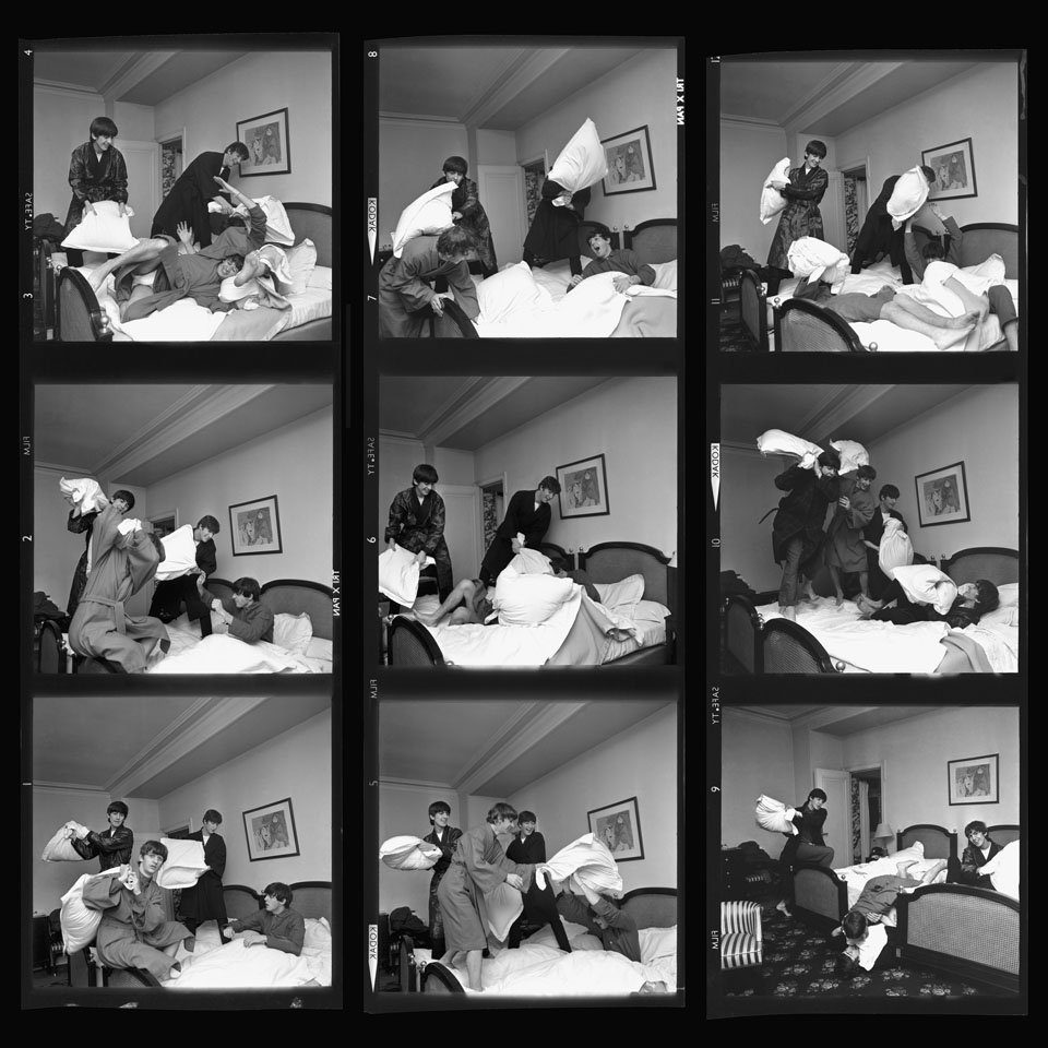 Pillow Fight x 9 - Beatles 40th Anniversary Photograph