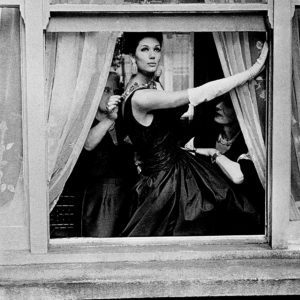 British Vogue A, Simone Daillancourt in window