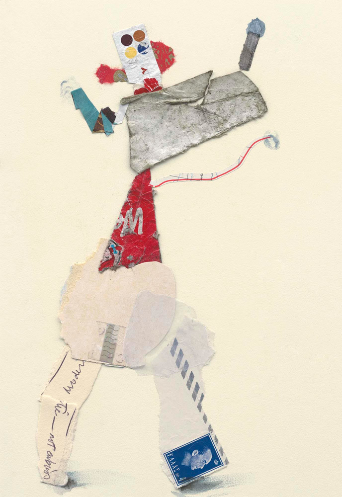 Not Obvious, Mix Media Collage Series