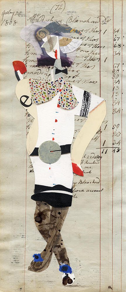 Mr. Blanshaw, Mix Media Collage Series