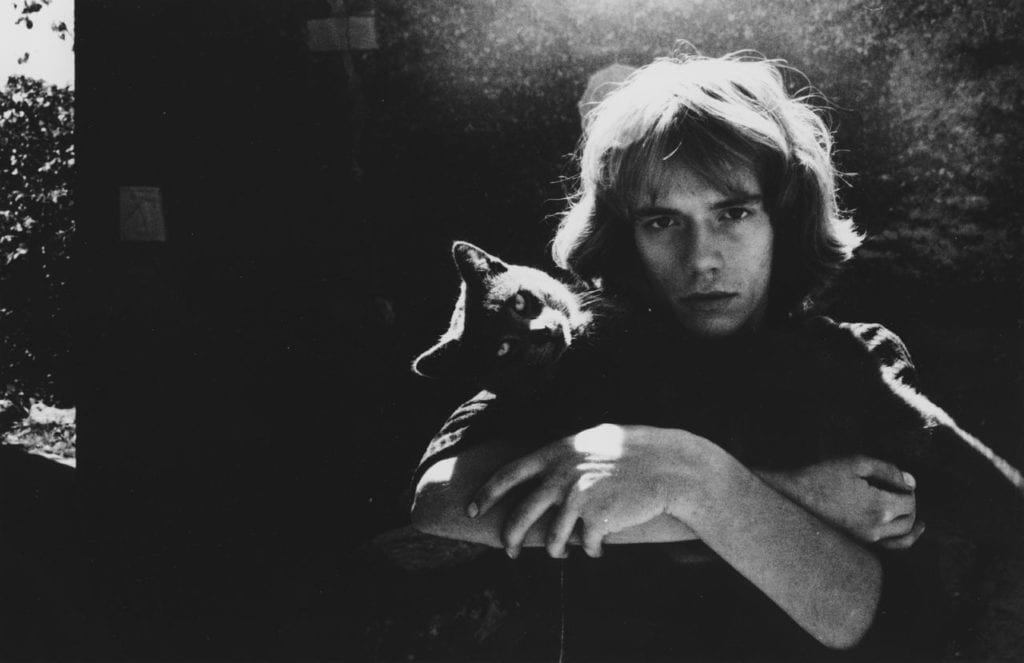 Will McBride, Roland With His Cat, 1975, Silver Gelatin Photograph