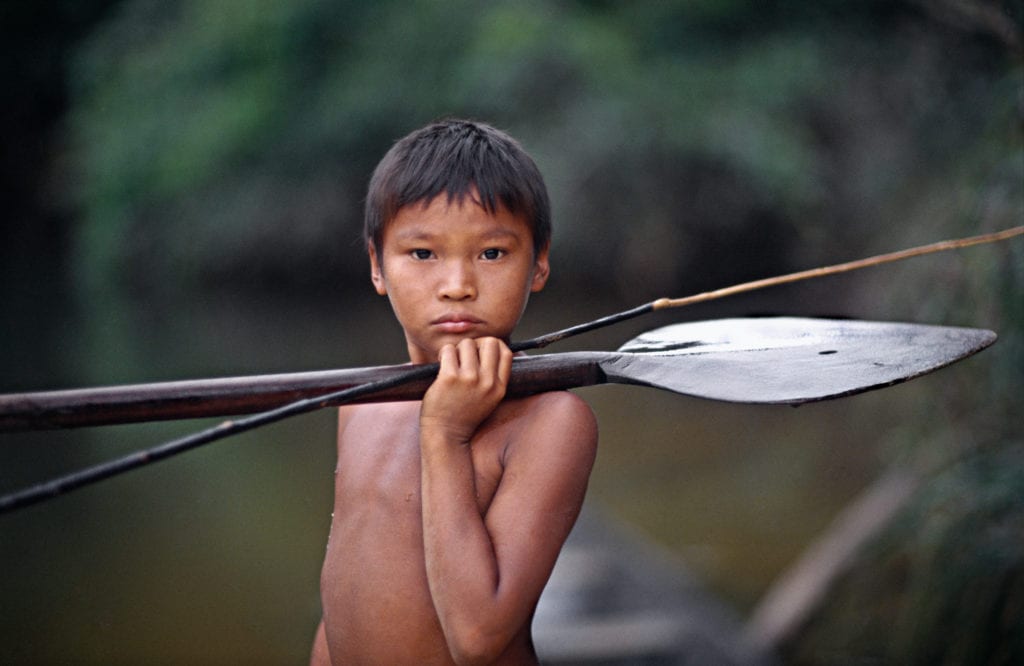 Thomas Kelly, Makuna Boy (Eastern Colombia Amazon, Vaupes Region), 1990, Archival Lambda Color Photograph