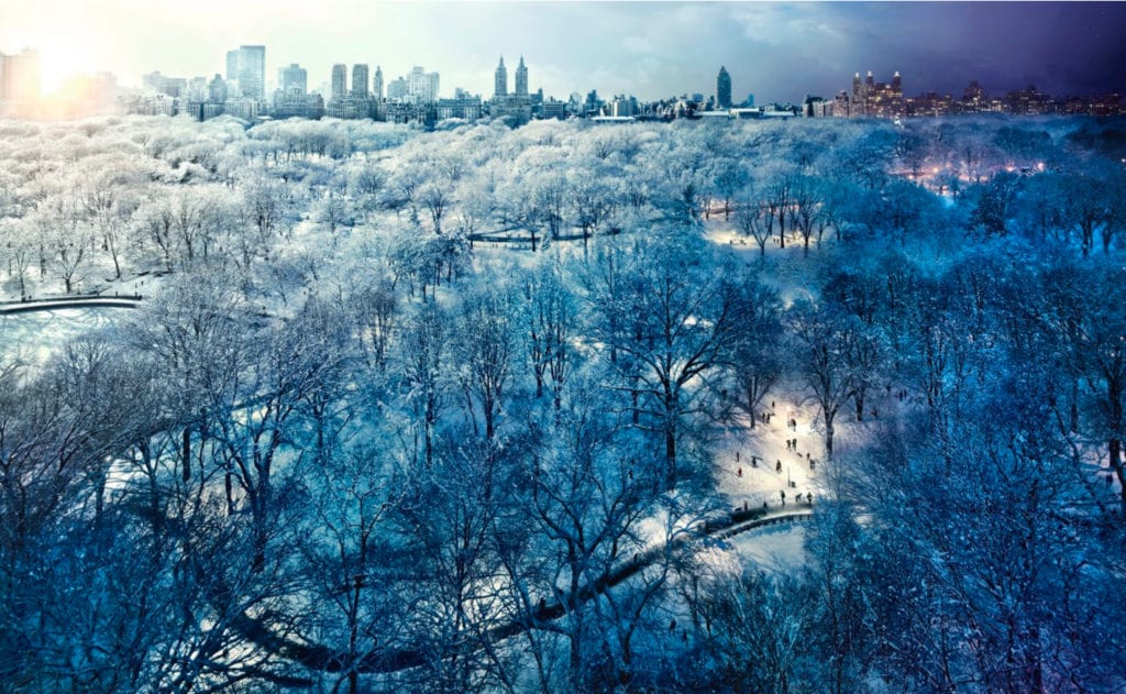 Stephen Wilkes Central Park Snow Nyc