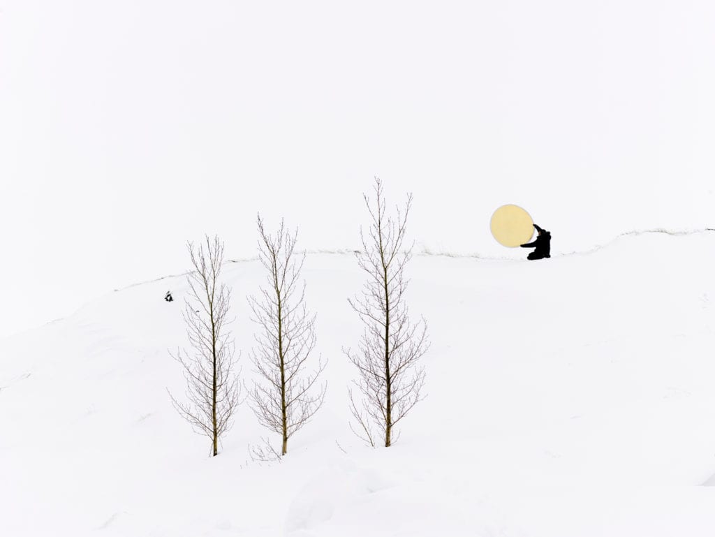 Neil Folberg, Raising the Sun on the Winter Solstice, Iceland