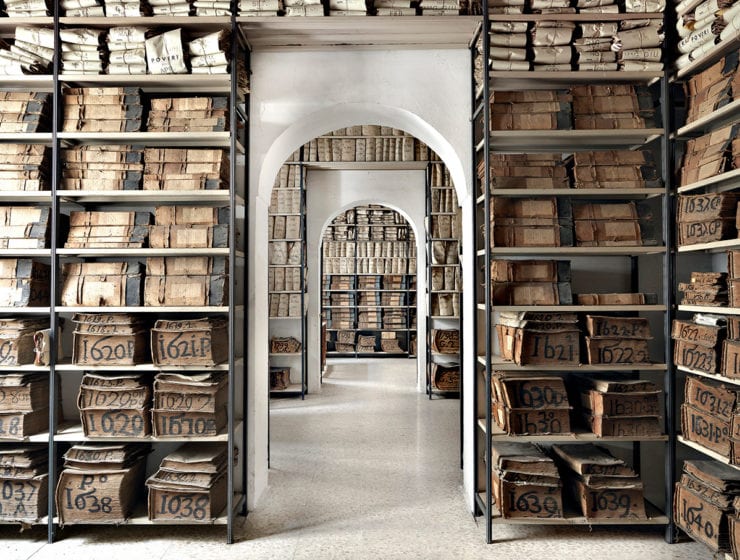 Massimo Listri, Archivio Banco di Napoli II, Napoli, 2013, Archival lambda color photograph