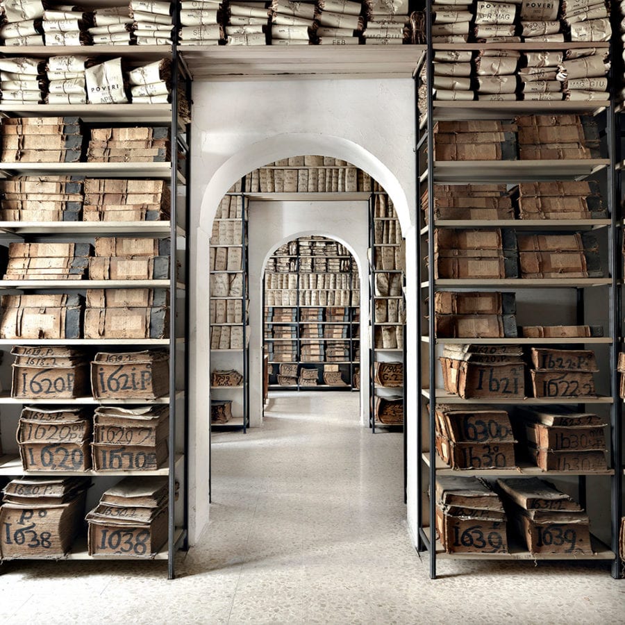 Massimo Listri, Archivio Banco di Napoli II, Napoli, 2013, Archival lambda color photograph