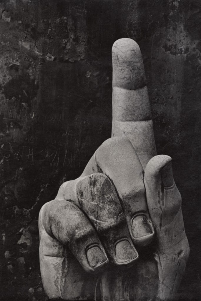 Lilo Raymond, Finger, 1970, Vintage silver gelatin photograph