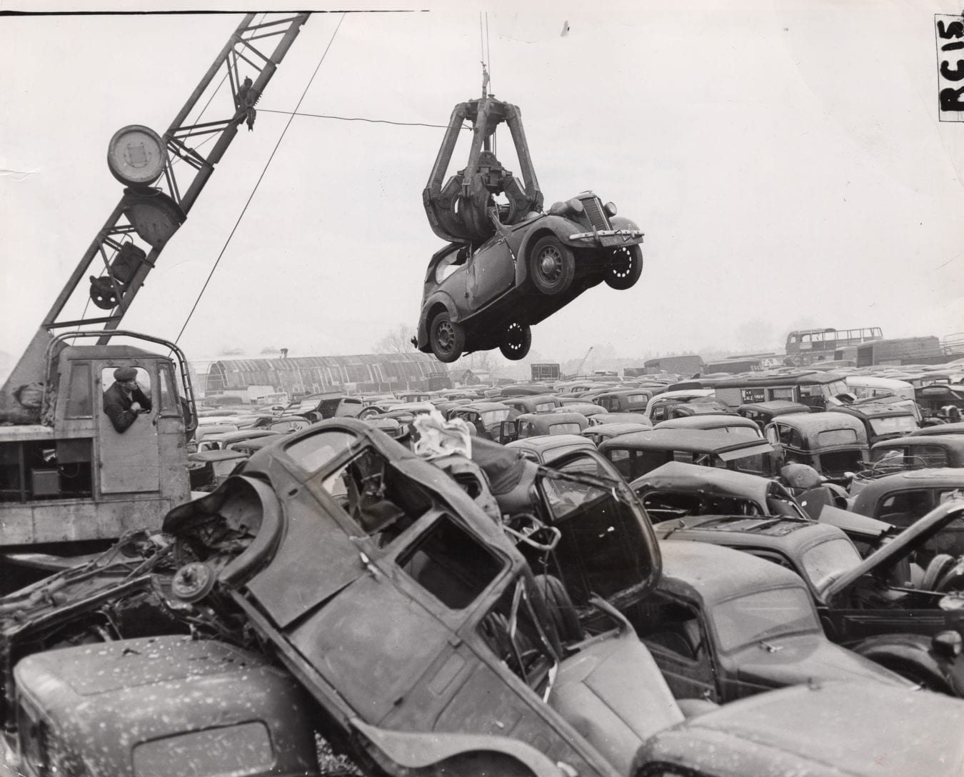 Antique Cars At Junkyard, Waltham Cross Holden Luntz Gallery
