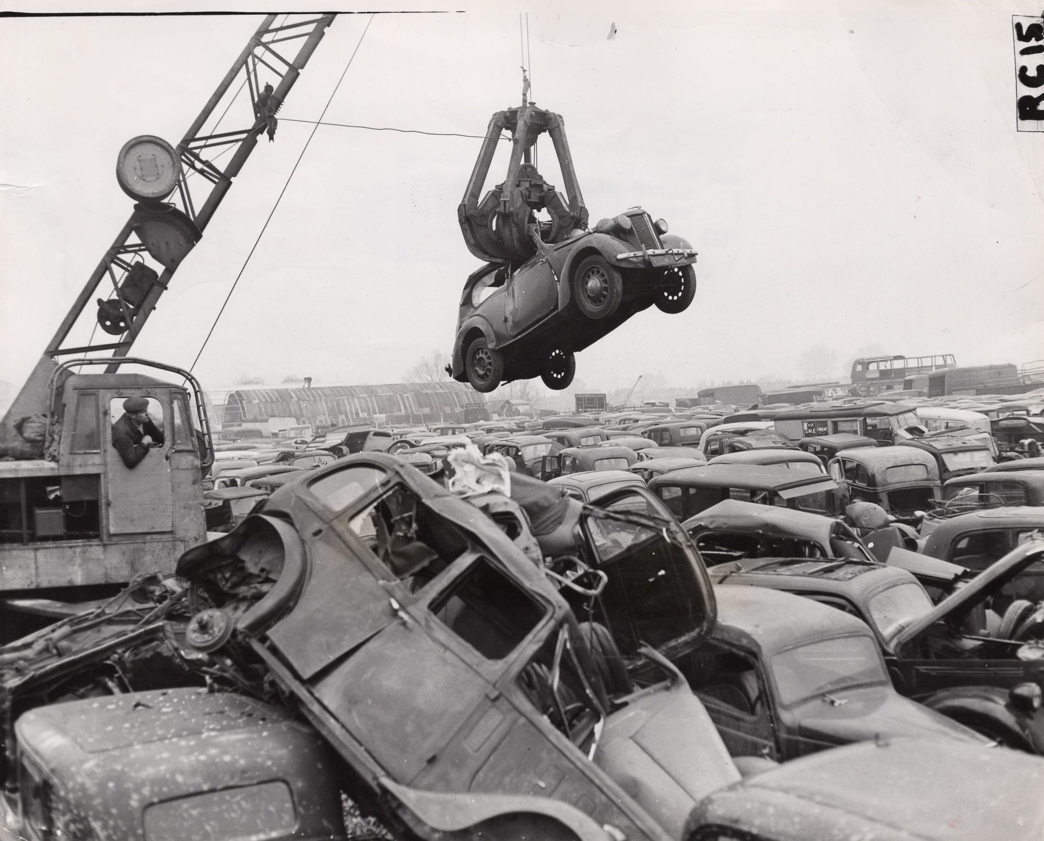 Antique Cars At Junkyard, Waltham Cross Holden Luntz Gallery