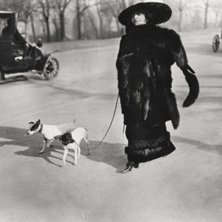 Jacques-Henri Lartigue, Woman With Fox Fur, Avenue Des Acacias