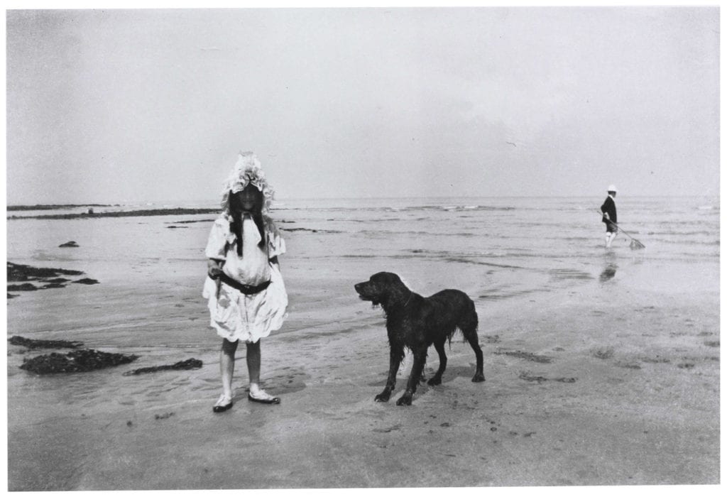 Jacques-Henri Lartigue, Simone Roussel On The Beach At Villerville, 1906, Silver Gelatin Photograph