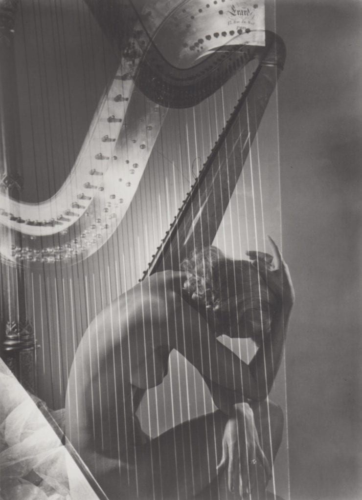 Horst P. Horst, Lisa with Harp