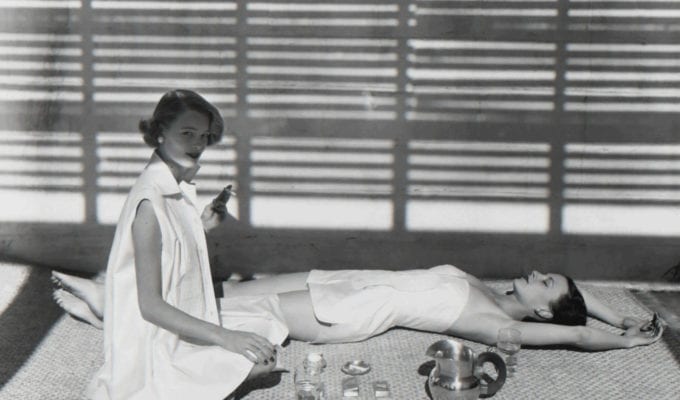 Horst P. Horst, Bombay Bathing Fashion, 1950, Silver Gelatin Photograph