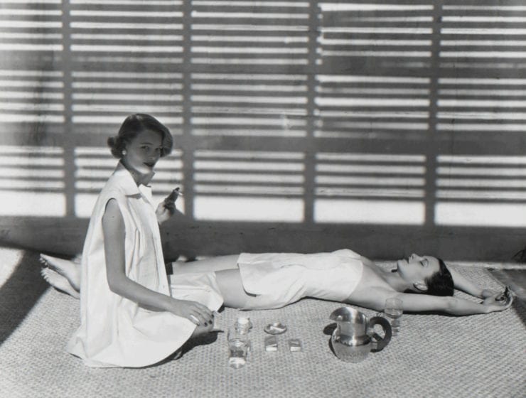 Horst P. Horst, Bombay Bathing Fashion, 1950, Silver Gelatin Photograph
