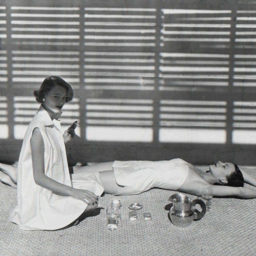Horst P. Horst, Bombay Bathing Fashion, 1950, Silver Gelatin Photograph