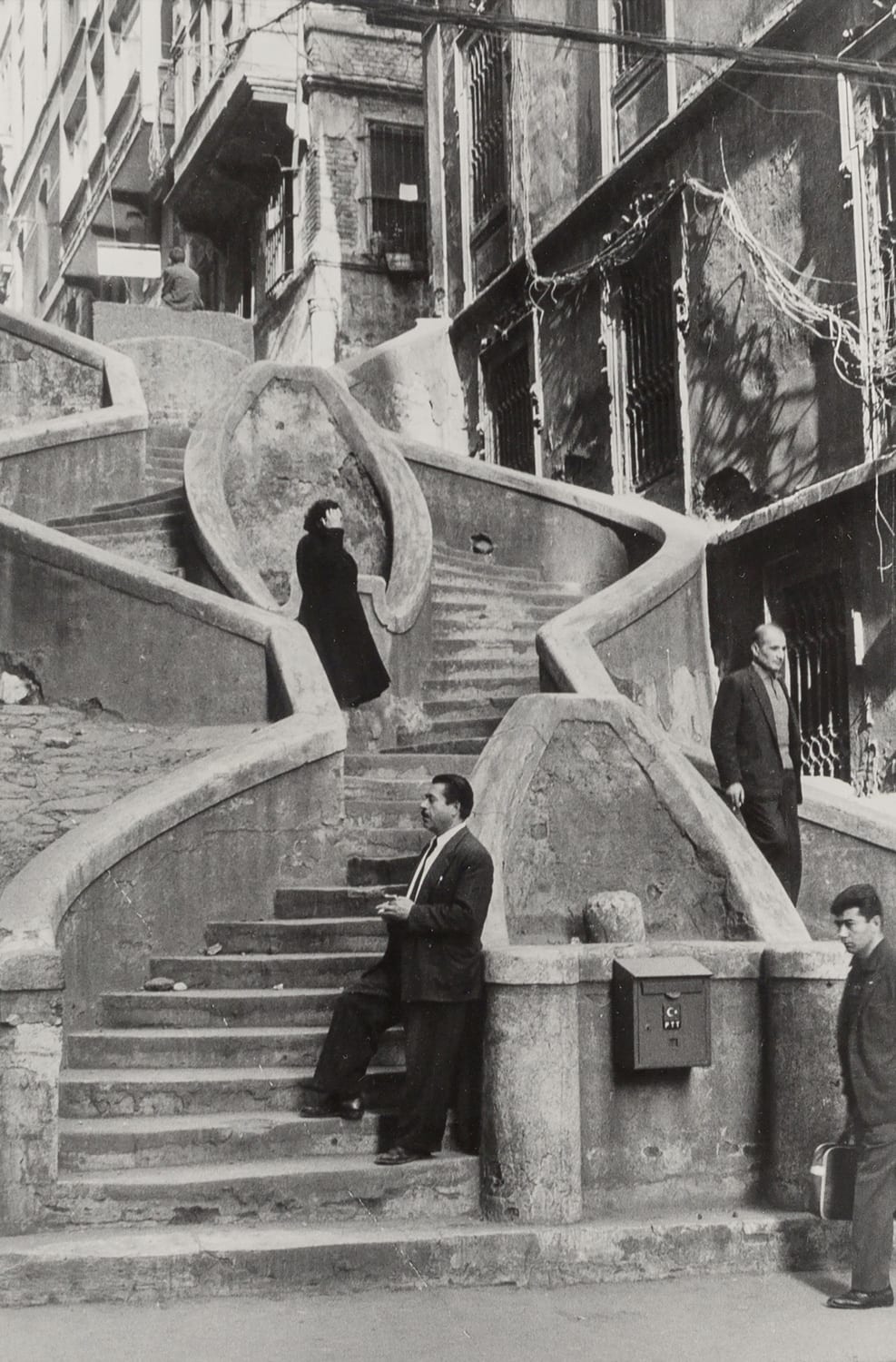 Henri Cartier-Bresson, Camondo Steps, Galata, Istanbul, Turkey