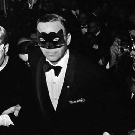 Harry Benson, Frank Sinatra and Mia Farrow at Truman Capote's Black and White Ball, 1966, Archival pigment photograph