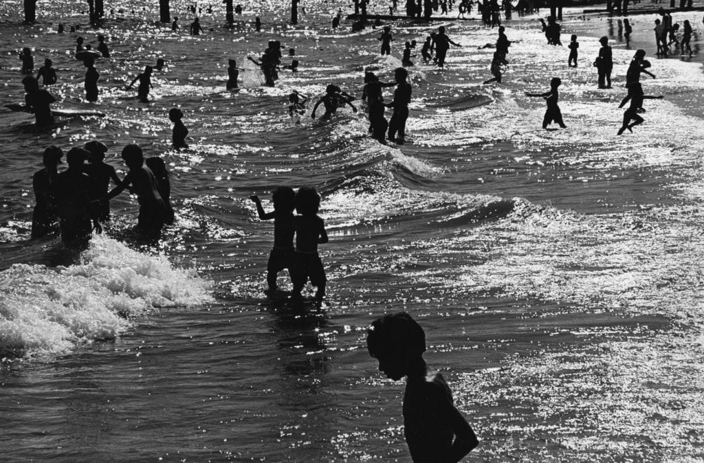 Harold Feinstein, Surf Scene, 1977, Silver Gelatin Photograph