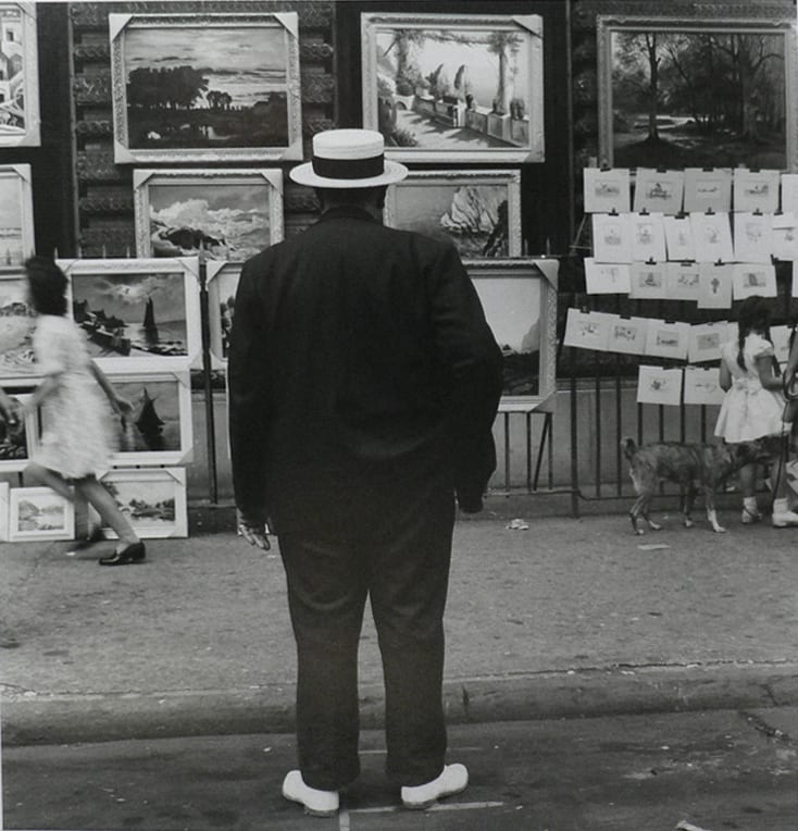 Fritz Henle, The Art Critic, Washington Square, New York City