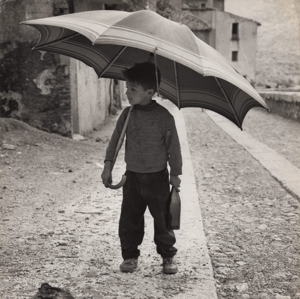 Fritz Henle, Sardinia, Little Boy Going to the Tavern for his Father's Wine