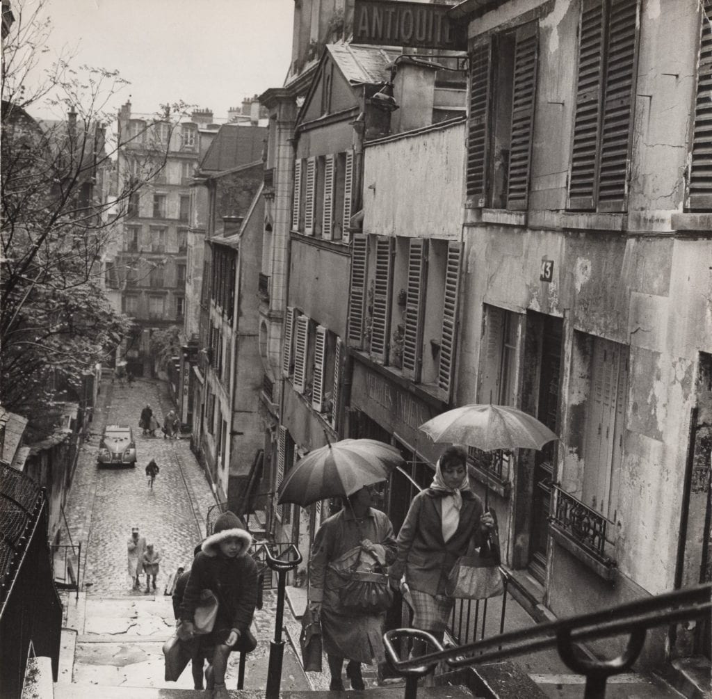 Fritz Henle, Montmartre in the Rain