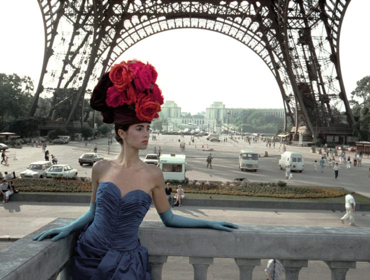 Frank Horvat, Patrizia (For Figaro Madame, Eiffel Tower), Paris