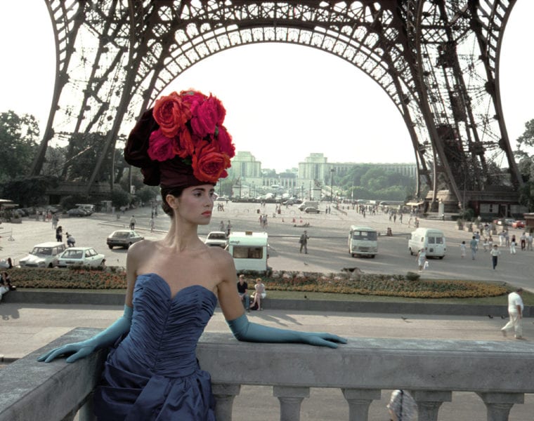 Frank Horvat, Patrizia (For Figaro Madame, Eiffel Tower), Paris