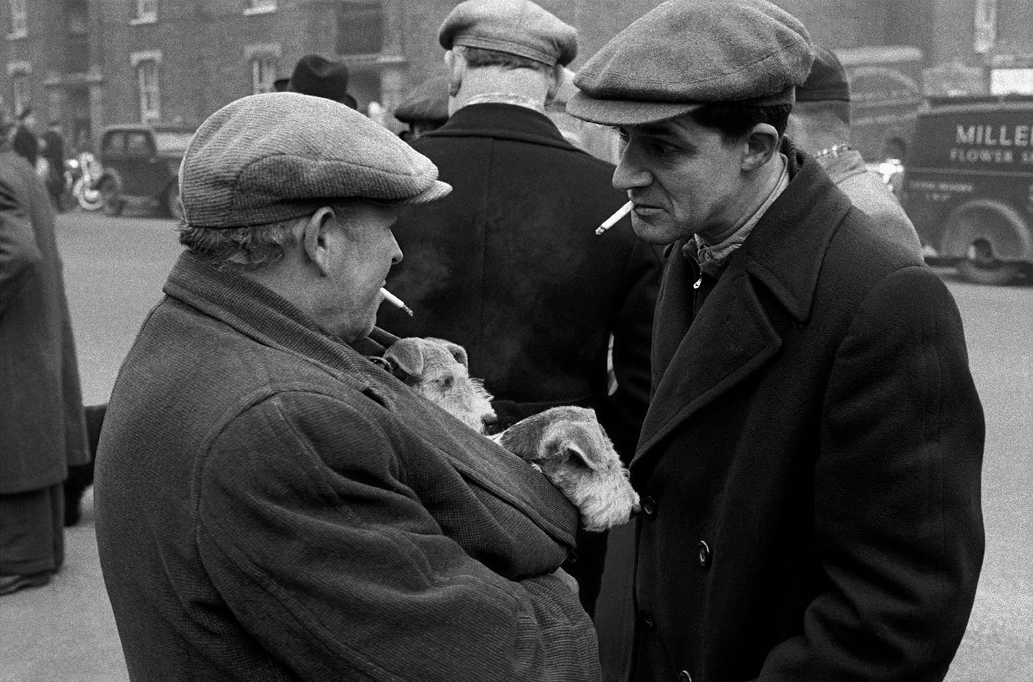 Frank Horvat, London Dog Market, C, 1955, Silver Gelatin Photograph