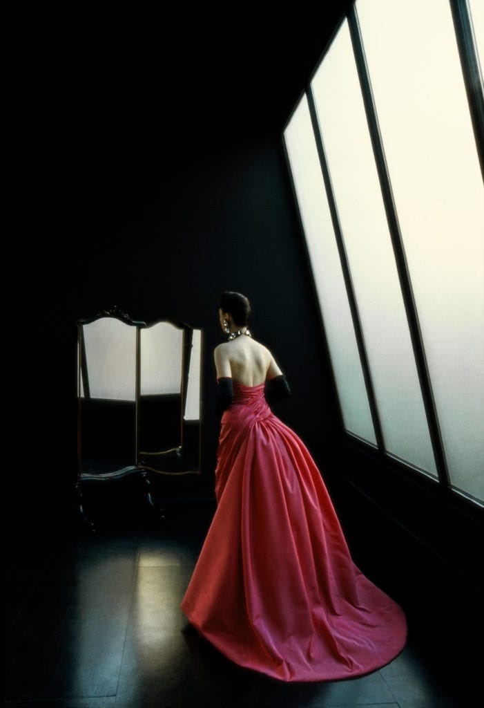 Frank Horvat, L'Officiel (Evening Dress Back)
