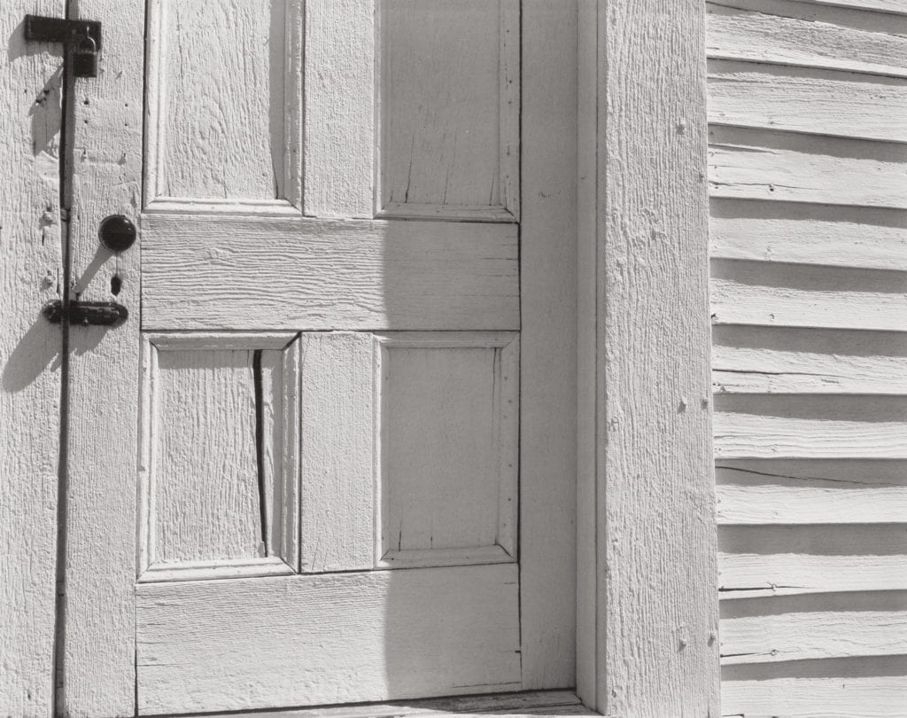 Edward Weston, Church Door, Hornitos, 1940, Silver Gelatin Photograph