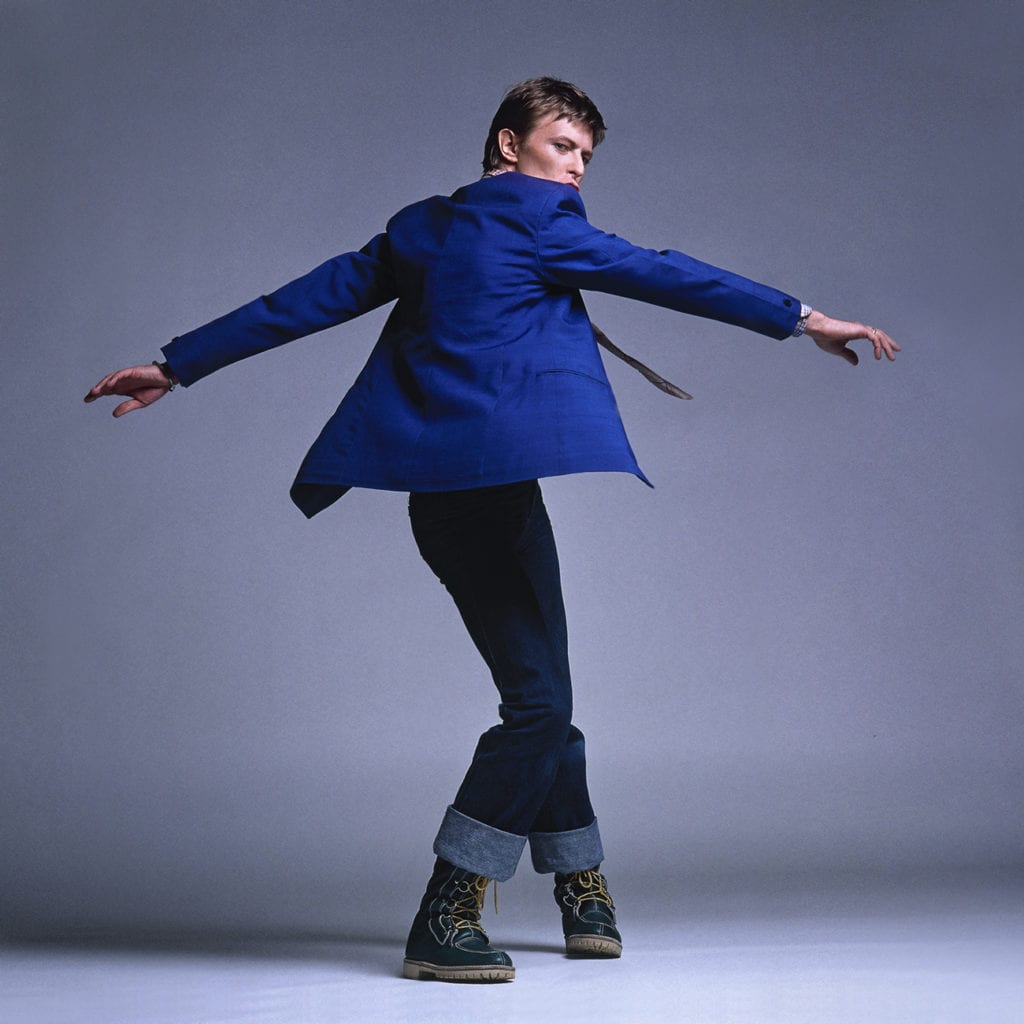 Clive Arrowsmith, Bowie Twisting (back in color), London Studio