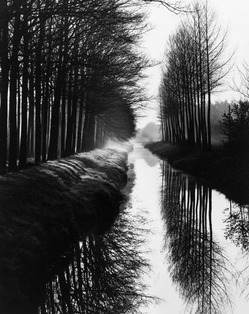 Brett Weston, Holland Canal, 1971, Silver Gelatin Photograph