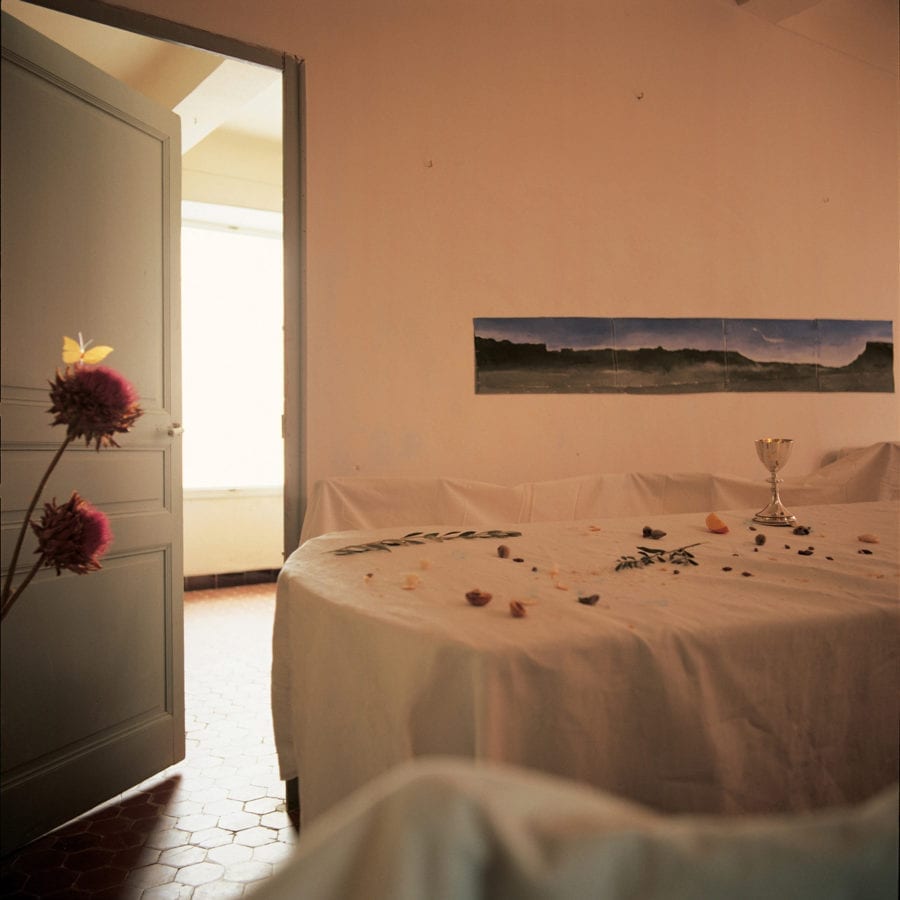 Bernard Faucon, La Cène, Évolution Probable du Temps, 1981 Fresson Photograph