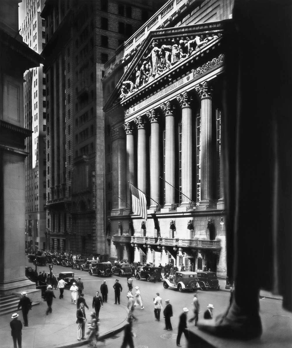 Holden Luntz Gallery Berenice Abbott s New York Stock Exchange