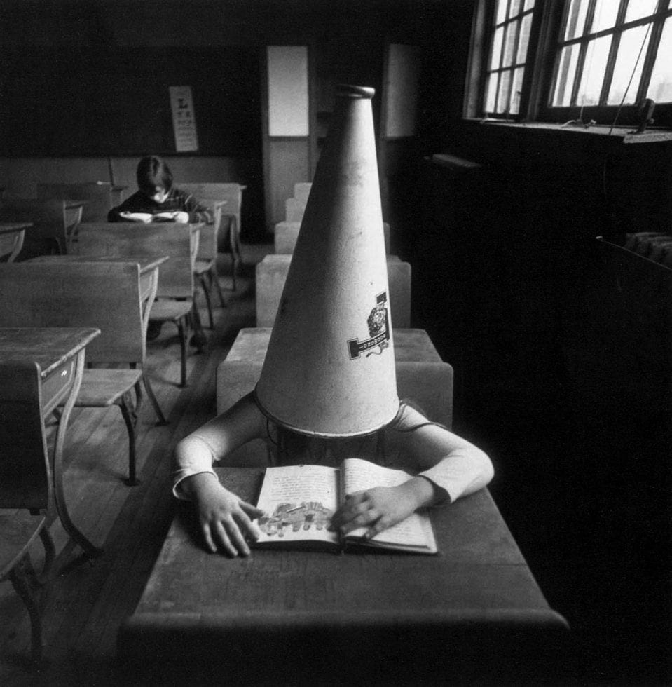 Arthur Tress, Girl with Dunce Cap