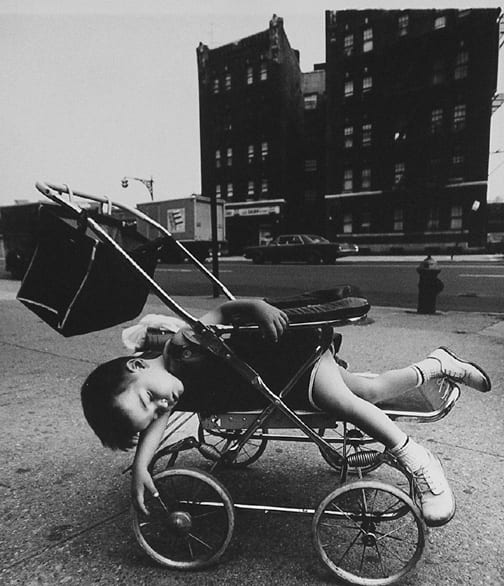 Arthur Tress, A Child Rest In Its Carriage, Bronx, NY