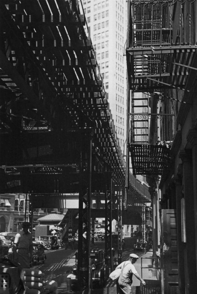André Kertész, Third Avenue El, New York
